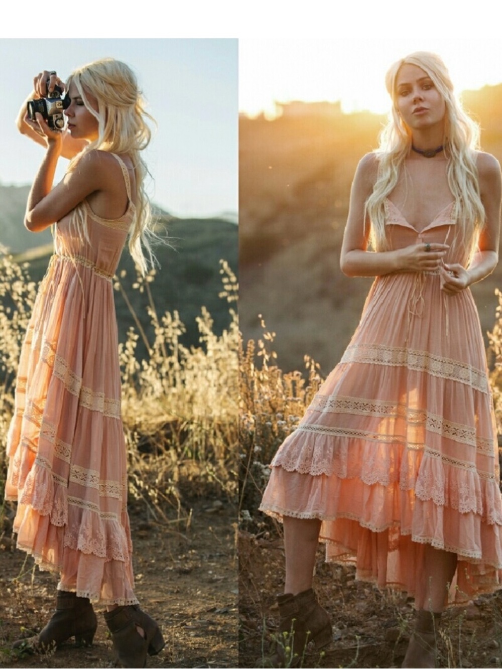 Do not buy! Spell Prairie Dress Peach - Picture 6 of 12